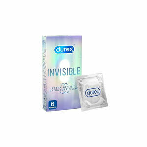 Durex - Durex Invisible Extra Lubrificato 6 Pezzi