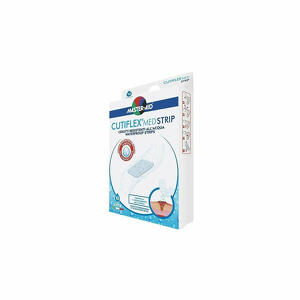 Master Aid - Master-Aid Cutiflex Med Strip Cerotti Resistenti All'Acqua Formato Grande 10 Pezzi