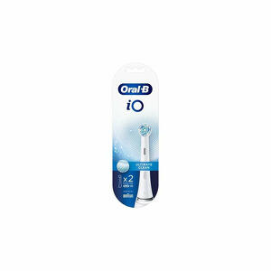  - Oral-B iO Ultimate Clean Testine Di Ricambio Bianche 2 Pezzi