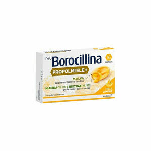 Neoborocillina - Neoborocillina Propolmiele+ Miele/Limone 16 Pastiglie