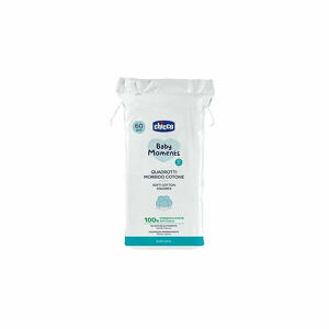 Chicco - Chicco Baby Moments Quadrotti Morbido Cotone 60 Pezzi