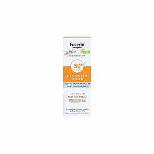 Eucerin - Eucerin Oil Control Tinted Dry Touch Sun Gel Creme Medium SPF50+ 50ml