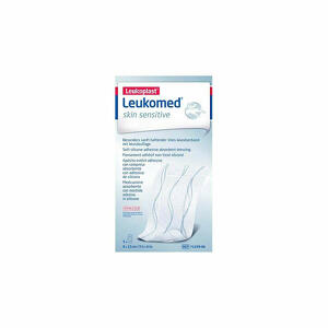  - Leukoplast Leukomed Skin Sensitive Medicazione Assorbente 8x15cm 5 Pezzi