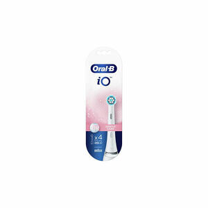  - Oral-B iO Gentle Care Testine Di Ricambio Bianche 4 Pezzi