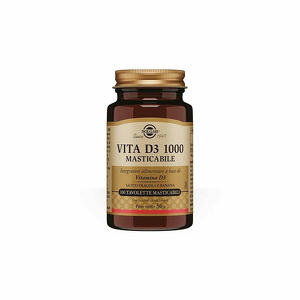 Solgar - Vita D3 1000 Masticabile 100 Tavolette