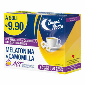 Melatonina e camomilla act - Melatonina Act +Camomil 30Bust