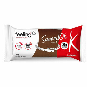 Feeling ok  savordok al cacao - Feeling ok savoiardo cacao 35 g