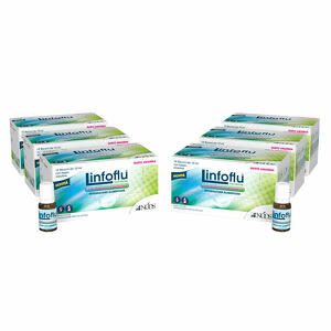 Noos - Linfoflu multipack confezione multipla da 6 astucci x 15 flaconi da 10 ml