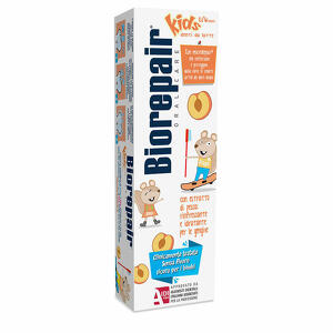 Biorepair - Oral care kids 0-6 anni denti da latte dentifricio con estratto di pesca 50 ml