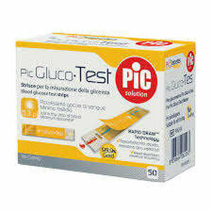 Pic - Glucotest - Strisce misurazione glicemia glucotest 50 pezzi