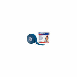  - Leukotape K Cerotto Taping Elastico Colore Blu 2,5x500cm