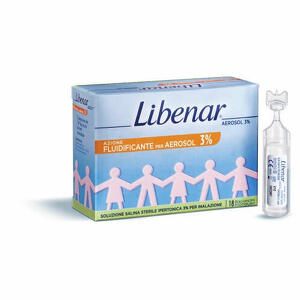 Libenar - Libenar 18 Flaconcini Aerosol 3% Ipertonica