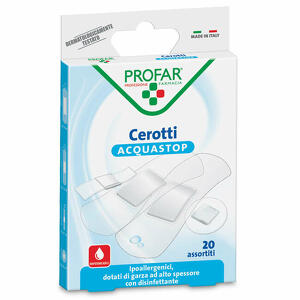  - Profar Cerotti Acquastop Assortiti 20 Pezzi