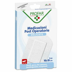 Profar - Profar Medicazioni Delicate Tnt Post Operatorie 10x15cm 4 Pezzi