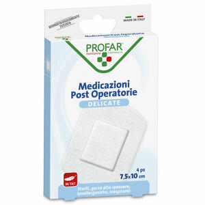 Profar - Profar Medicazioni Delicate Tnt Post Operatorie 7,5x10cm 4 Pezzi