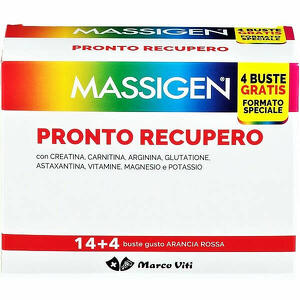  - Massigen Pronto Recupero 14 + 4 Bustine